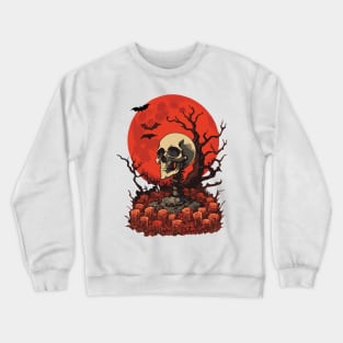 Tombstone skull Crewneck Sweatshirt